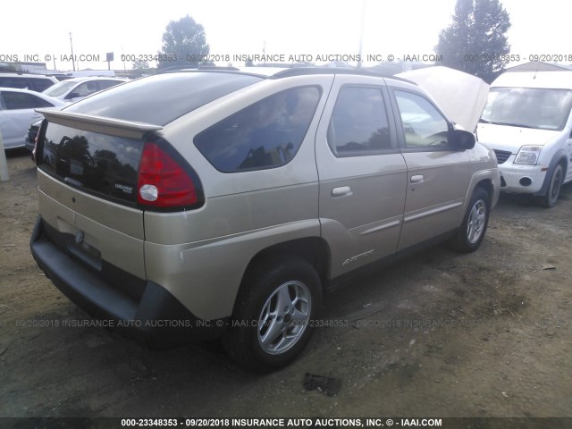 3G7DB03EX3S597799 - 2003 PONTIAC AZTEK GOLD photo 4