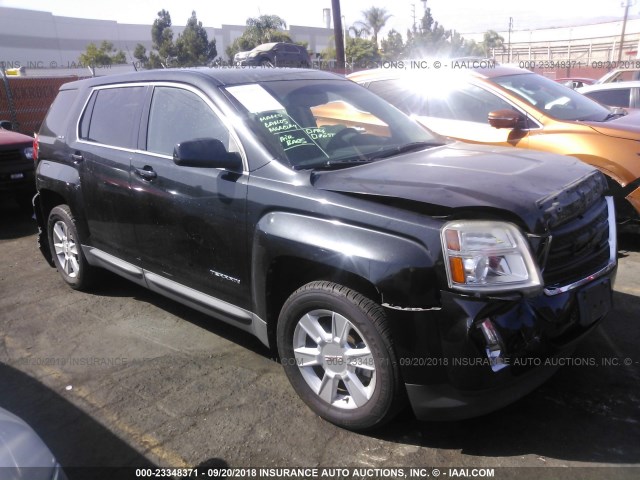 2CTALMEC8B6464187 - 2011 GMC TERRAIN SLE BLACK photo 1