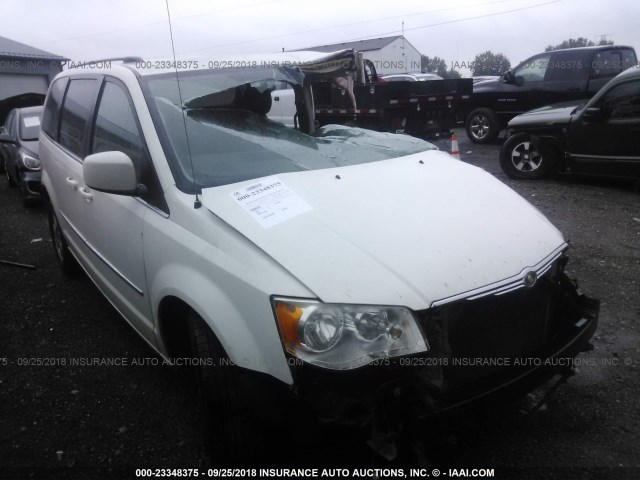 2A4RR5D14AR176449 - 2010 CHRYSLER TOWN & COUNTRY TOURING WHITE photo 1