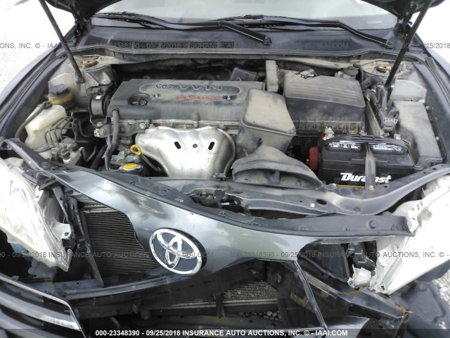 4T4BE46K19R139085 - 2009 TOYOTA CAMRY SE/LE/XLE GRAY photo 10