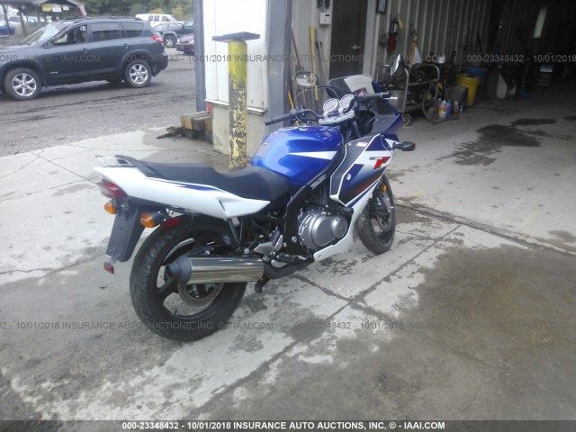 VTTGM51A692100917 - 2009 SUZUKI GS500 BLUE photo 4