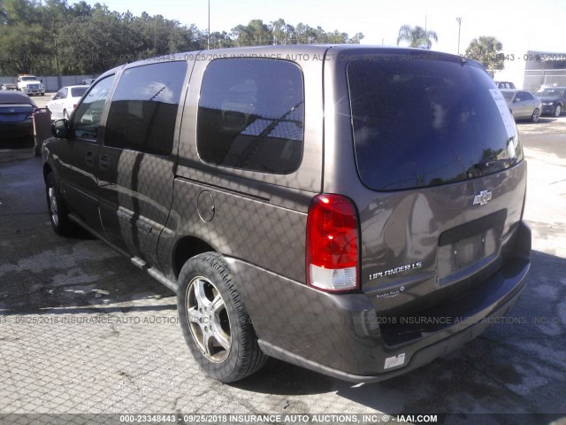 1GNDV23168D145316 - 2008 CHEVROLET UPLANDER LS BROWN photo 3