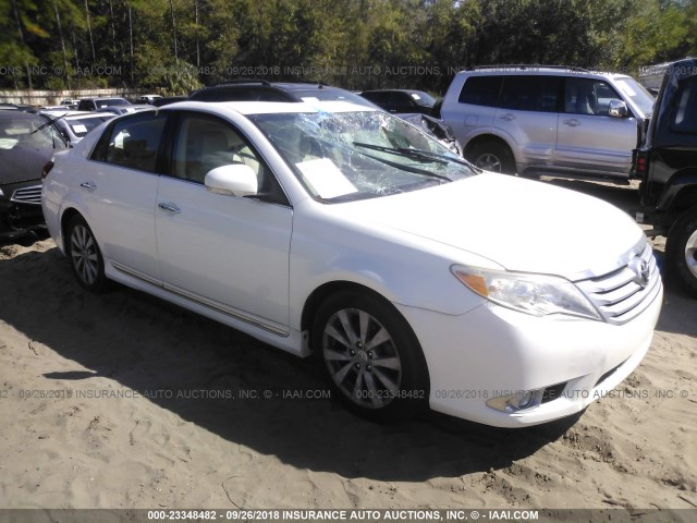 4T1BK3DB5BU388401 - 2011 TOYOTA AVALON LIMITED WHITE photo 1