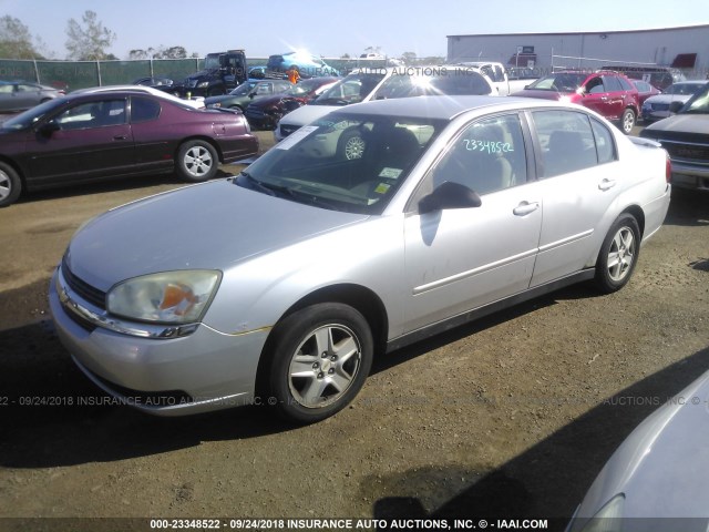 1G1ZT548X5F216219 - 2005 CHEVROLET MALIBU LS Gümüş foto 2