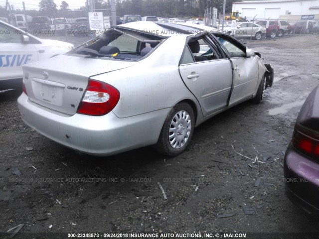 4T1BF30K53U551091 - 2003 TOYOTA CAMRY LE/XLE/SE Күміс фото 4