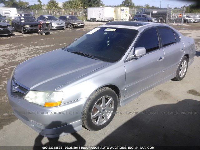 19UUA56822A056609 - 2002 ACURA 3.2TL TYPE-S SILVER photo 2