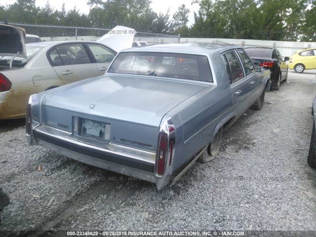 1G6DW51Y2H9743559 - 1987 CADILLAC BROUGHAM BLUE photo 6