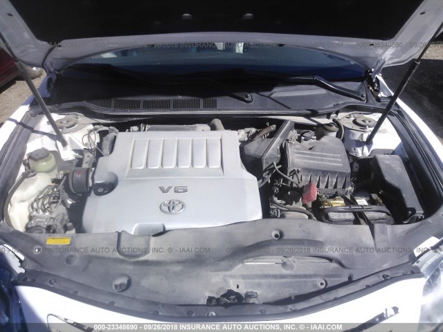 4T1BK46K99U594205 - 2009 TOYOTA CAMRY SE/LE/XLE თეთრი ფოტო 10
