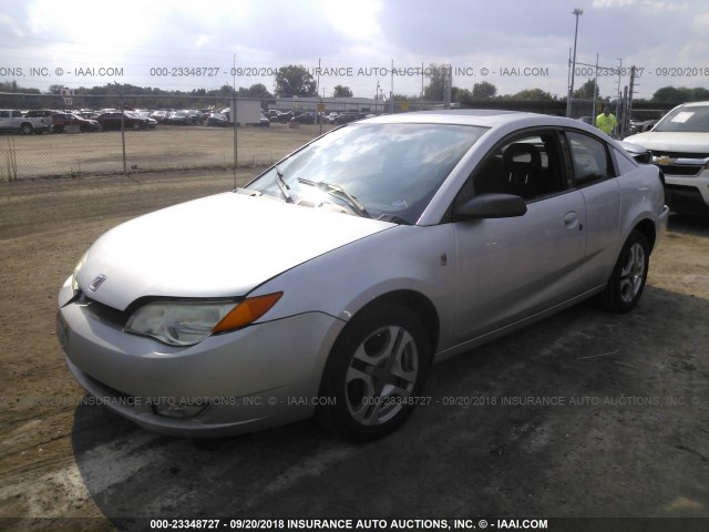 1G8AW12F44Z107980 - 2004 SATURN ION LEVEL 3 SILVER photo 2