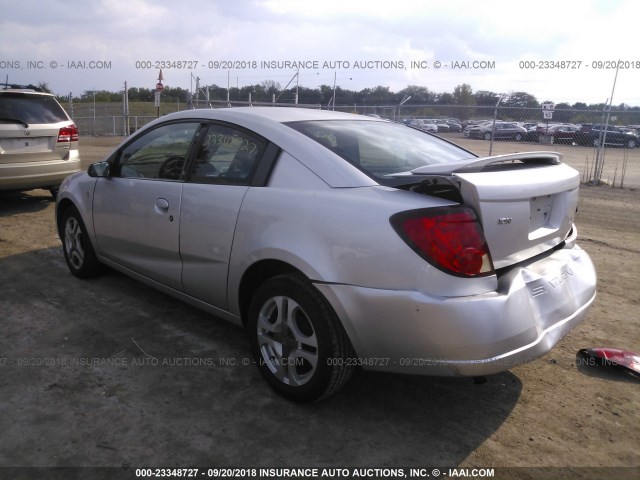 1G8AW12F44Z107980 - 2004 SATURN ION LEVEL 3 SILVER photo 3