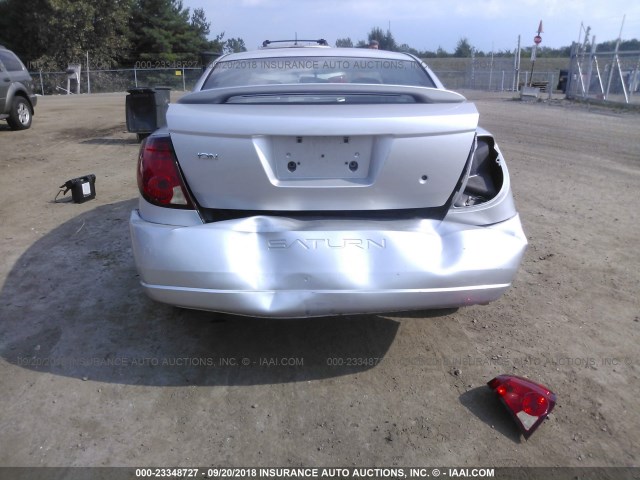 1G8AW12F44Z107980 - 2004 SATURN ION LEVEL 3 SILVER photo 6