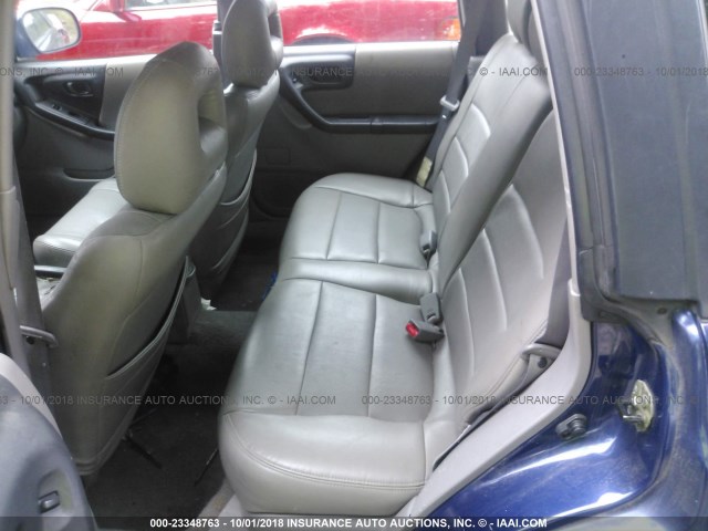 JF1SF65501H725606 - 2001 SUBARU FORESTER S BLUE photo 8