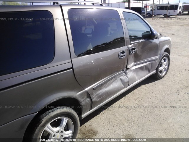1GNDV23168D190790 - 2008 CHEVROLET UPLANDER LS BROWN photo 6