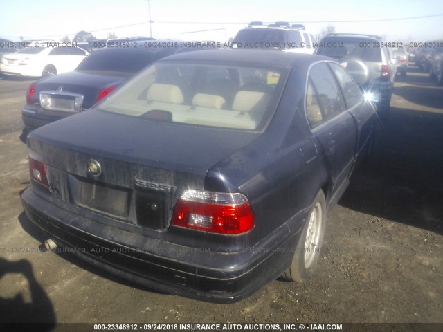 WBADT43401GF55215 - 2001 BMW 525 I AUTOMATIC BLUE photo 4