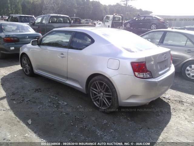 JTKJF5C71C3028958 - 2012 TOYOTA SCION TC 银色 照片 3