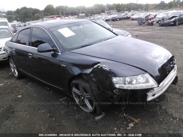 WAUKGAFB7AN010593 - 2010 AUDI A6 PRESTIGE GRAY photo 1