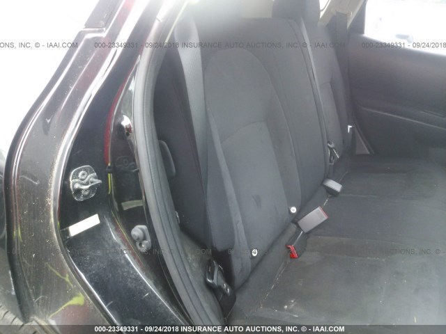 JN8AS58V48W404749 - 2008 NISSAN ROGUE S/SL BLACK photo 8