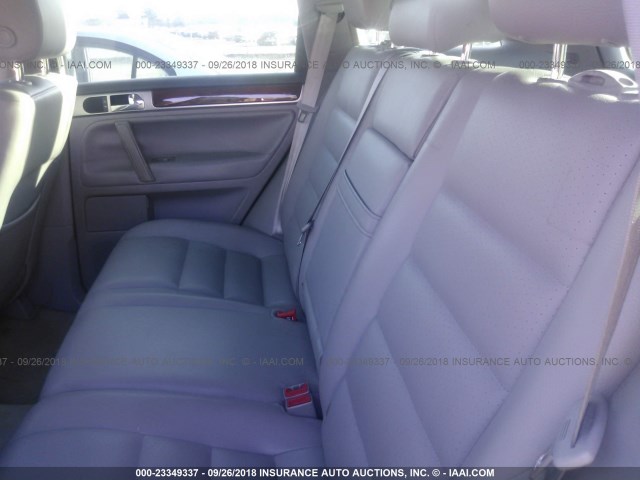 WVGBC77LX4D062511 - 2004 VOLKSWAGEN TOUAREG 3.2 GRAY photo 8