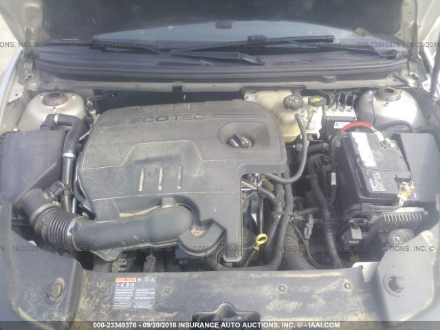 1G1ZC5E06CF138771 - 2012 CHEVROLET MALIBU 1LT TAN photo 10