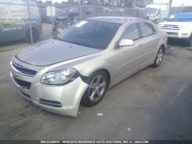 1G1ZC5E06CF138771 - 2012 CHEVROLET MALIBU 1LT TAN photo 2