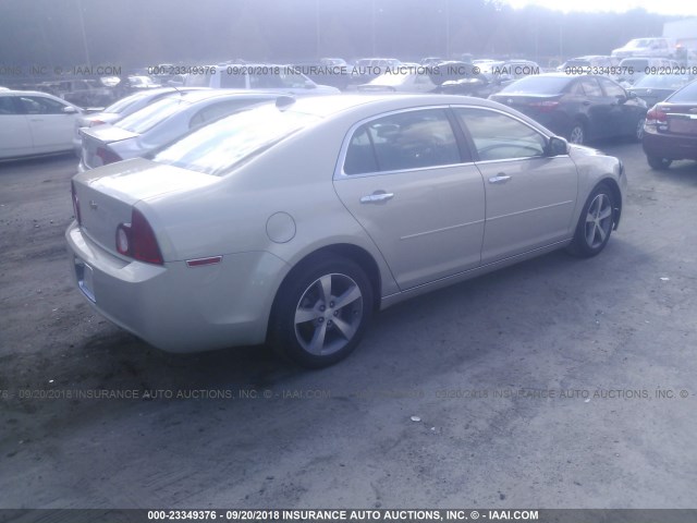 1G1ZC5E06CF138771 - 2012 CHEVROLET MALIBU 1LT TAN photo 4