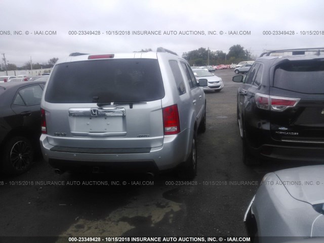 5FNYF4H92AB008292 - 2010 HONDA PILOT TOURING SILVER photo 4