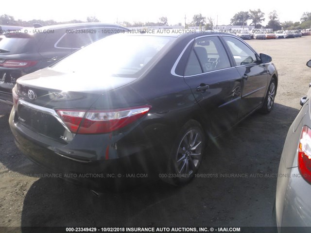 4T1BK1FK9HU579930 - 2017 TOYOTA CAMRY XSE/XLE BLACK photo 4