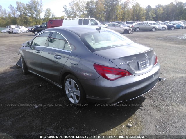 WDDSJ4GB7GN305440 - 2016 MERCEDES-BENZ CLA 250 4MATIC GRAY photo 3