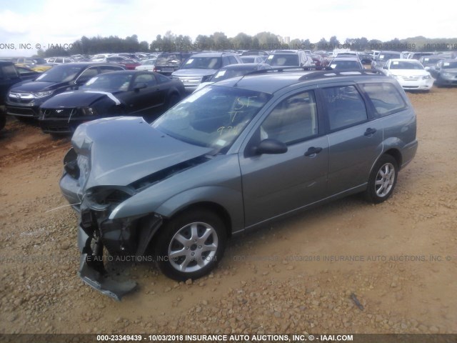 1FAHP36N65W177794 - 2005 FORD FOCUS ZXW TEAL photo 2