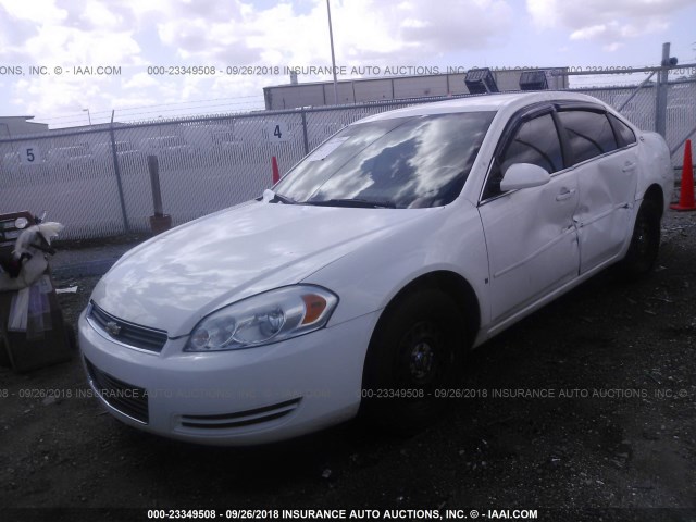 2G1WS551969432628 - 2006 CHEVROLET IMPALA POLICE WHITE photo 2