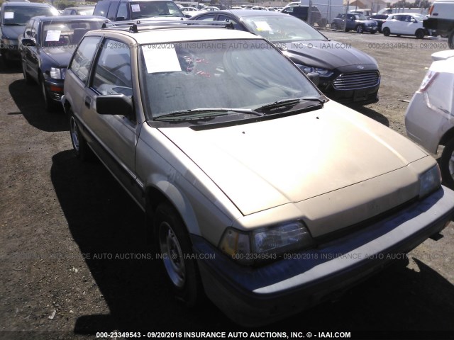 JHMAH532XGS046908 - 1986 HONDA CIVIC 1500 DX CREAM photo 1