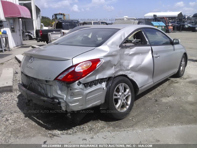 4T1CE38P05U962862 - 2005 TOYOTA CAMRY SOLARA SE/SLE Gümüş foto 4