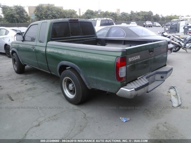 1N6DD26S6WC309485 - 1998 NISSAN FRONTIER KING CAB XE/KING CAB SE GREEN photo 3