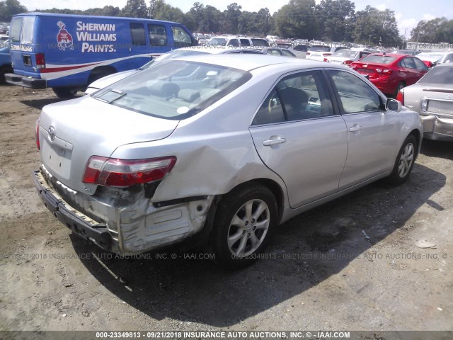 4T1BE46K47U649681 - 2007 TOYOTA CAMRY NEW GENERAT CE/LE/XLE/SE SILVER photo 4