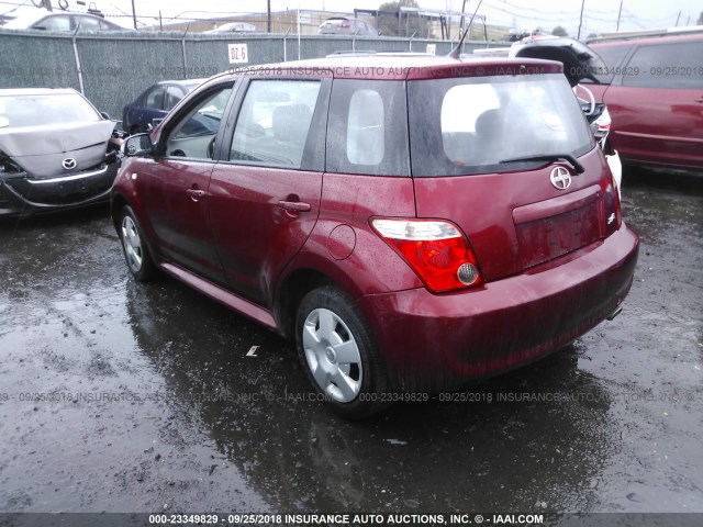 JTKKT624060169956 - 2006 TOYOTA SCION XA MAROON photo 3