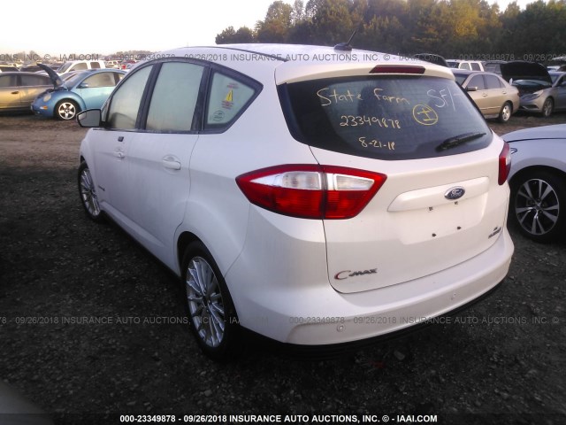 1FADP5AU6EL505709 - 2014 FORD C-MAX SE WHITE photo 3