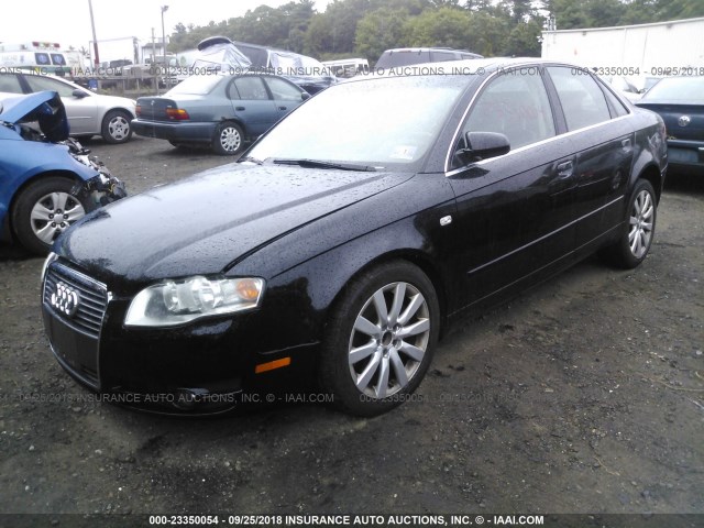 WAUDF78E66A120085 - 2006 AUDI A4 2.0T QUATTRO BLACK photo 2