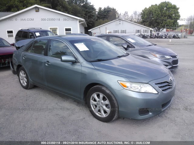 4T4BF3EK8BR098419 - 2011 TOYOTA CAMRY SE/LE/XLE 绿色 照片 1