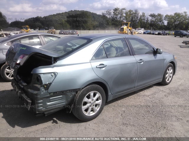 4T4BF3EK8BR098419 - 2011 TOYOTA CAMRY SE/LE/XLE 绿色 照片 4