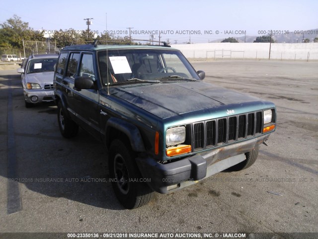 1J4FT68S1WL274920 - 1998 JEEP CHEROKEE SPORT/CLASSIC GREEN photo 1