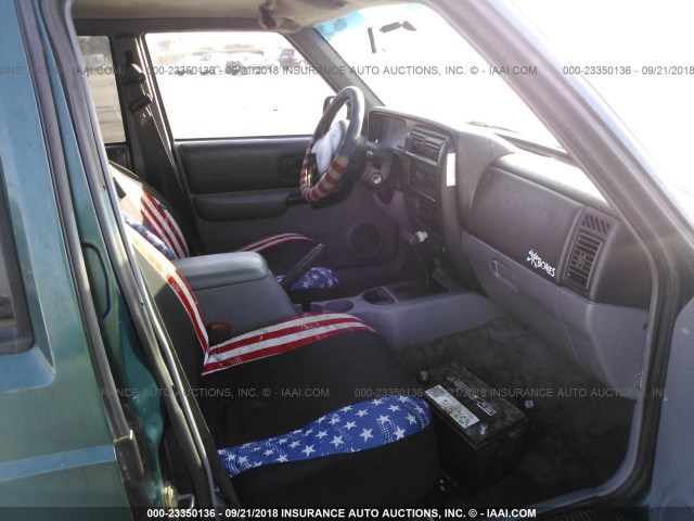 1J4FT68S1WL274920 - 1998 JEEP CHEROKEE SPORT/CLASSIC მწვანე ფოტო 5