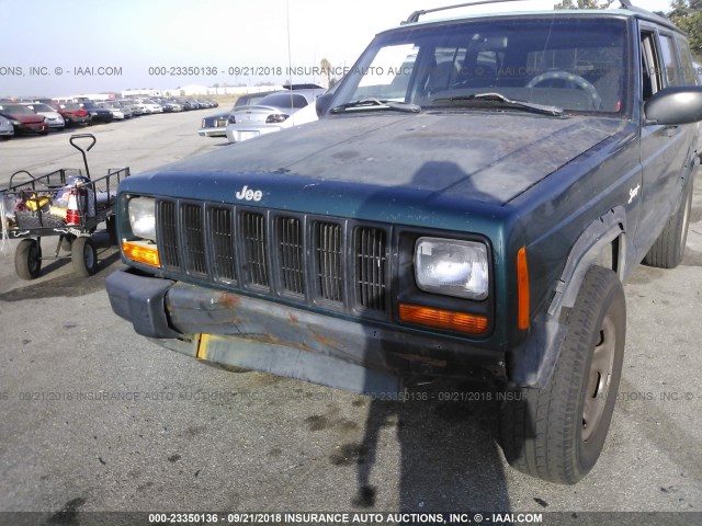 1J4FT68S1WL274920 - 1998 JEEP CHEROKEE SPORT/CLASSIC GREEN photo 6