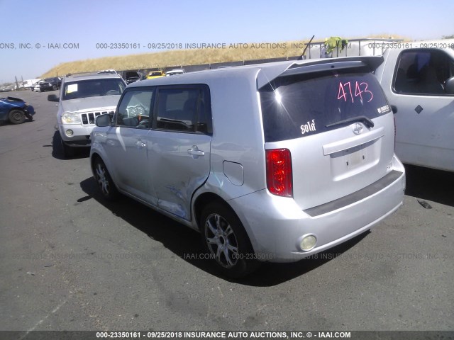 JTLKE50E981006540 - 2008 TOYOTA SCION XB Plata foto 3