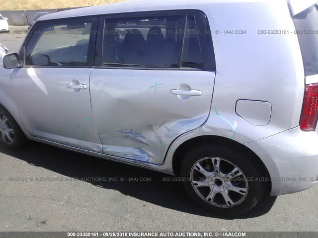 JTLKE50E981006540 - 2008 TOYOTA SCION XB Plata foto 6