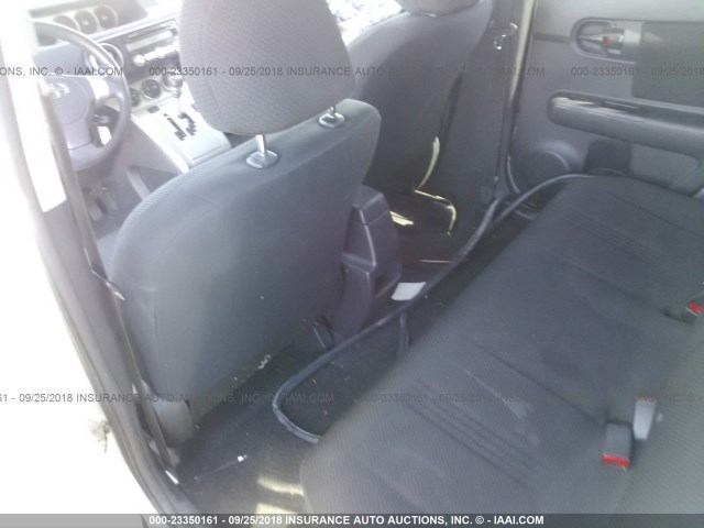 JTLKE50E981006540 - 2008 TOYOTA SCION XB Plata foto 8