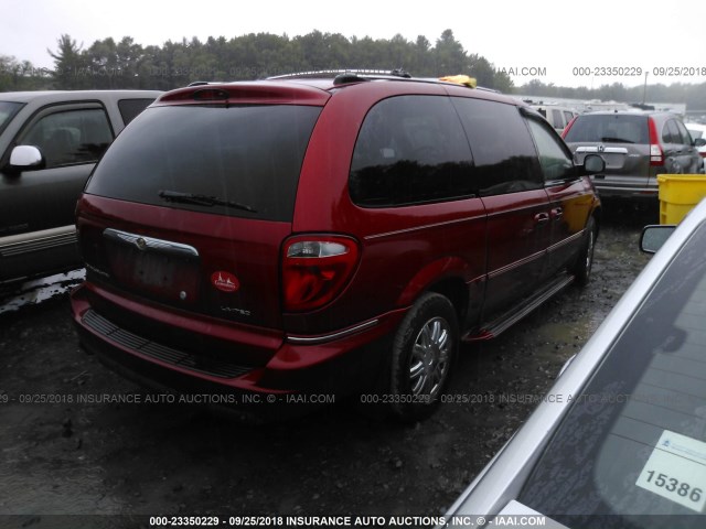 2A4GP64L67R125788 - 2007 CHRYSLER TOWN & COUNTRY LIMITED RED photo 4
