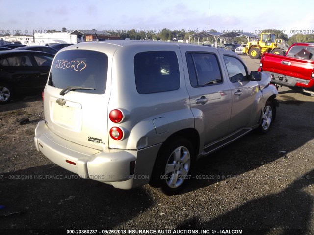 3GNCA13B59S521287 - 2009 CHEVROLET HHR LS ბეჟი ფოტო 4