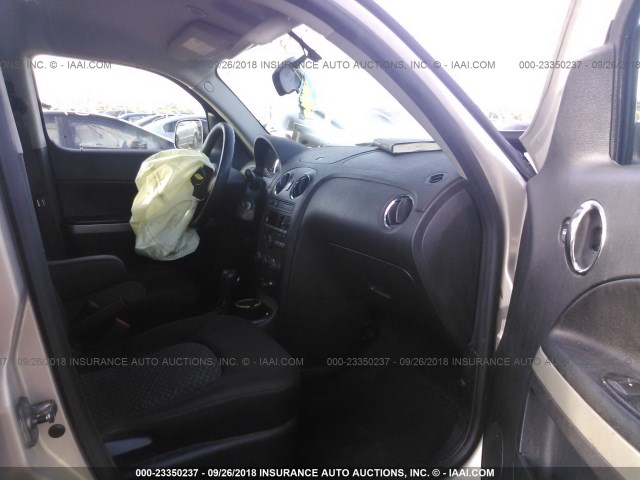 3GNCA13B59S521287 - 2009 CHEVROLET HHR LS ბეჟი ფოტო 5