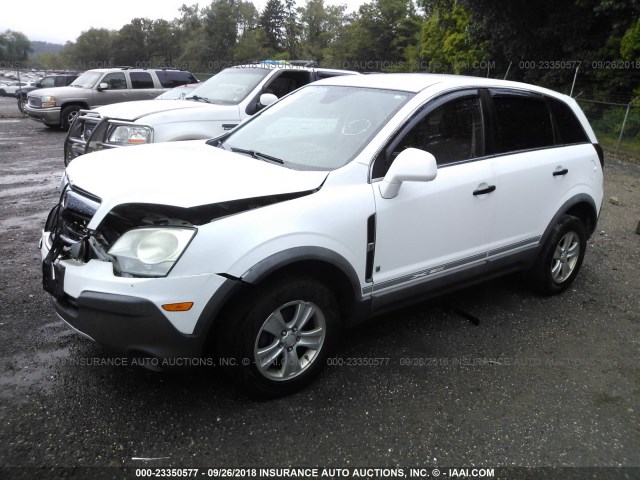 3GSCL33P39S609429 - 2009 SATURN VUE XE WHITE photo 2