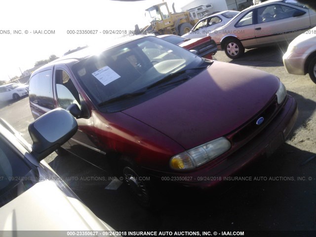 2FMDA5142SBD07454 - 1995 FORD WINDSTAR WAGON RED photo 1